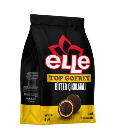 Elle Top Gofret Bitter Çikolatalı