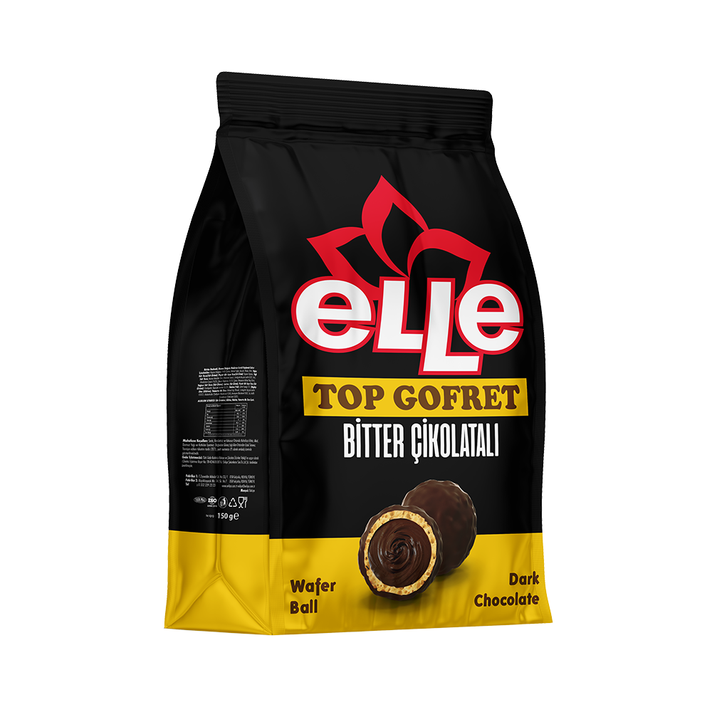 Elle Top Gofret Bitter Çikolatalı